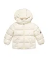 Moncler Hooded Down Jacket In White