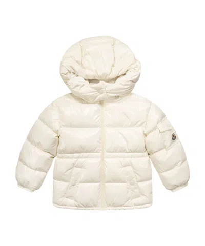 Moncler Hooded Down Jacket In White