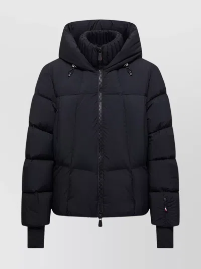 MONCLER HOODED DOWN SKI JACKET DRAWSTRING