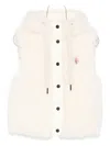 Moncler Grenoble Arve Down Vest In Neutral