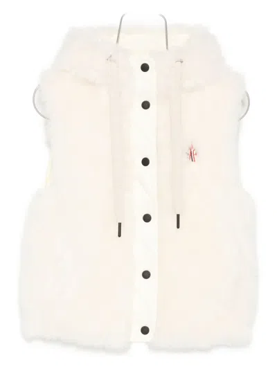 Moncler Grenoble Waistcoats In Neutral