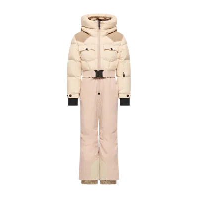 Moncler Hooded Insulated Ski Suit, Children, Pink, Size: 10y In Neutral
