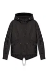 Moncler Hooded Jacket In Black