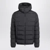 Moncler Midnight Blue Polyester Montbrocq Down Jacket In Blue