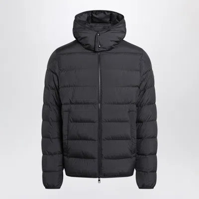 Moncler Hooded Jacket In Blue