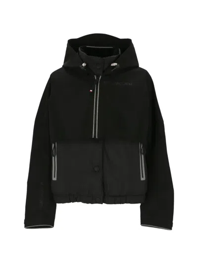 Moncler Hooded Jacket In Black