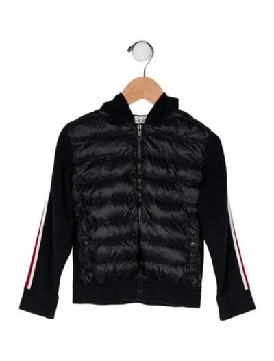 Pre-owned Moncler Babies' Hooded Jacket In Blue