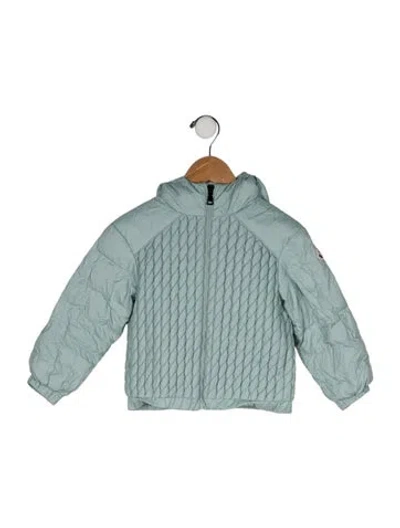 Pre-owned Moncler Babies' Hooded Jacket In Blue