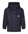 Moncler Hooded Jacket In Blue