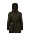 Moncler Hooded Jacket In Green
