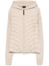Moncler Hooded Jacket In Neutrals