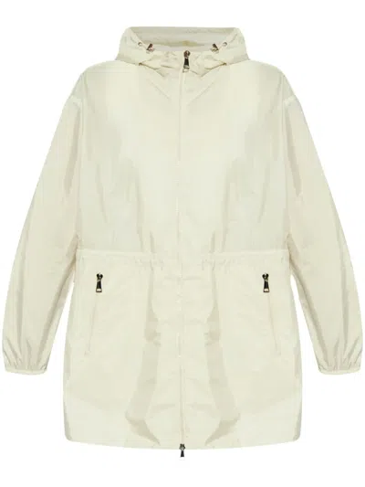 Moncler Hooded Jacket In Neutrals