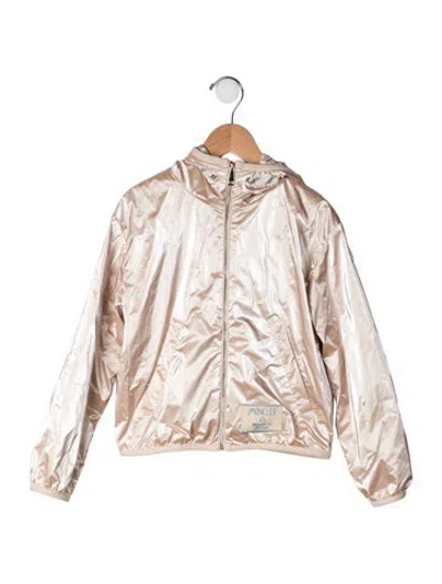 Pre-owned Moncler Kids' Hooded Jacket In Neutrals
