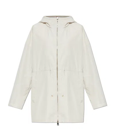 MONCLER MONCLER SAVERNE DRAWSTRING ZIP-UP PARKA