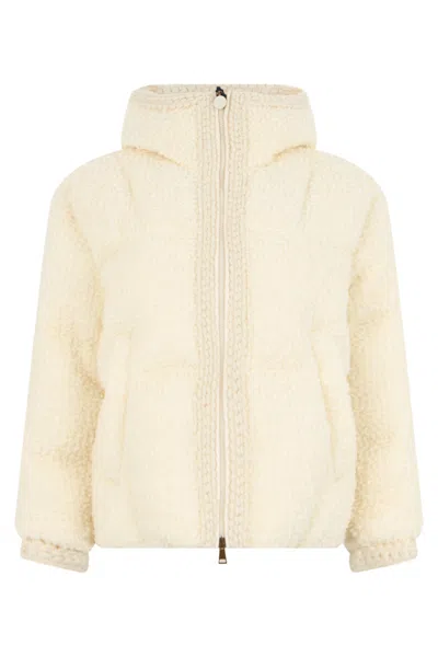 Moncler Hooded Jacket In Yellow