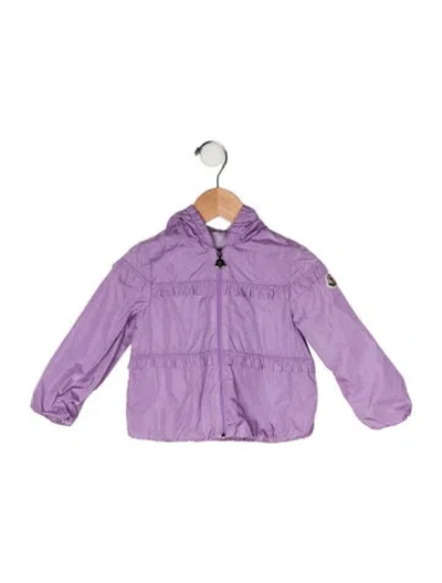 Pre-owned Moncler Babies' Hooded Jacket In Purple