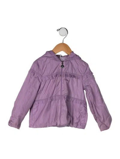 Pre-owned Moncler Babies' Hooded Jacket In Purple