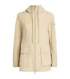 Moncler Hooded Leandro Parka Jacket In Yellow