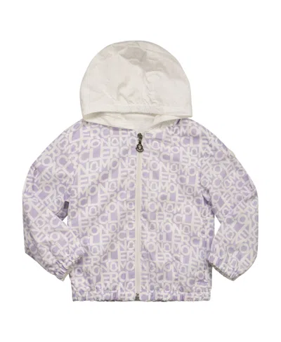 Moncler Hooded Logo-print Jacket In White