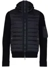 MONCLER MONCLER HOODED PADDED CARDIGAN CLOTHING