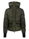 Moncler Grenoble Short Down Jacket With Hood In Multi