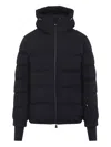 Moncler Grenoble Isorno Hooded Down Ski Jacket Clothing In Black
