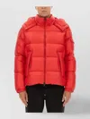 Moncler Hooded Padded Jacket Side Pockets In Multi