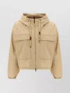 Moncler Beige Polyester Blend Sauvan Jacket