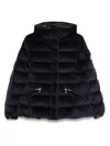 Moncler Hooded Puffer Jacket In Black