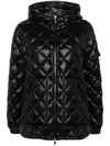 Moncler Diamond Quilted Down Jacket Puffer Jackets Black In Black