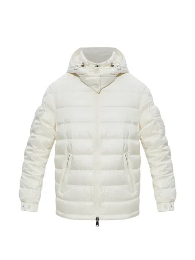 Moncler Hooded Puffer Jacket In White