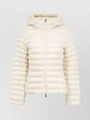 Moncler Ivory Ige Short Hooded Down Jacket