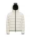Moncler Hooded Short Down Jacket In Nude