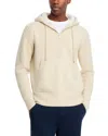 Moncler Virgin Wool & Cashmere Hoodie Sweater In Stone