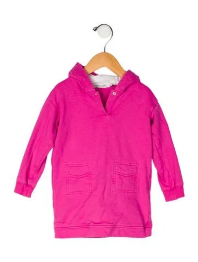 Pre-owned Moncler Babies' Hooded Sweatshirt In Pink