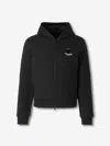 Moncler Logo Hoodie In Black