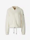 Moncler Hooded Sweatshirt With Zipper In Gray