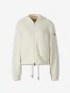 Moncler Hooded Sweatshirt With Zipper In Gray