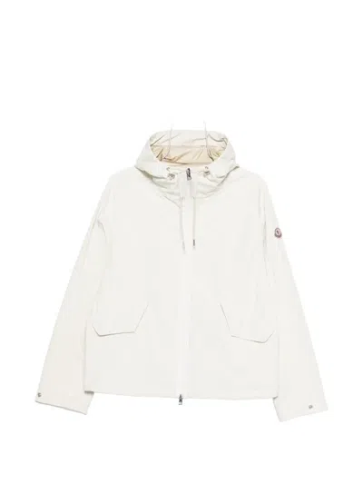 Moncler Hooded Waterproof Jacket In Red