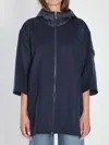 Moncler Hooded Wool Cape