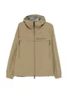 Moncler Shipton Hood Visor Trekking Hiking Jacket In Green