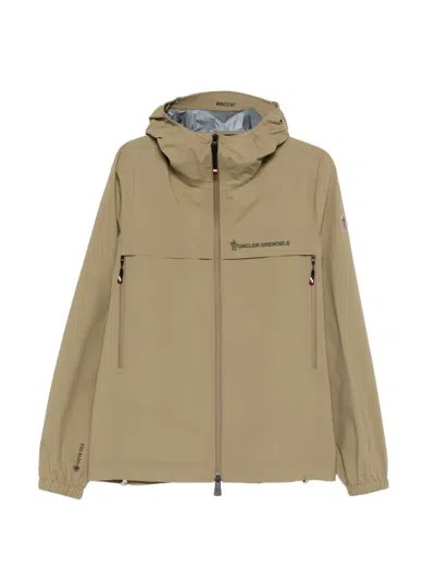 Moncler Shipton Hood Visor Trekking Hiking Jacket In Green