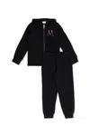 Moncler Hoodie And Pants Set In Black