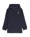 Moncler Hoodie Dress In Blue