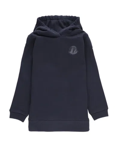 Moncler Hoodie Dress In Blue
