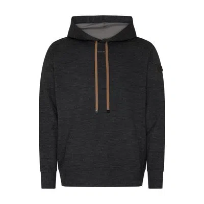 Moncler Hoodie In Grey