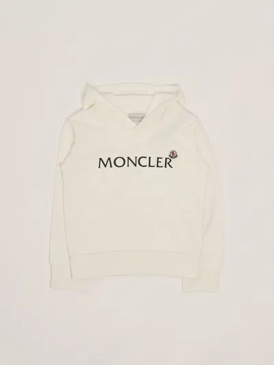 Moncler Kids' Hoodie Hoodie In White