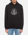 Moncler Hooded Sweater Kangaroo Pocket In Black