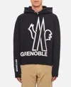 Moncler Logo Hoodie In Black
