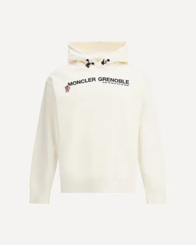 Moncler Cotton Hooded Sweatshirt In Animal Print